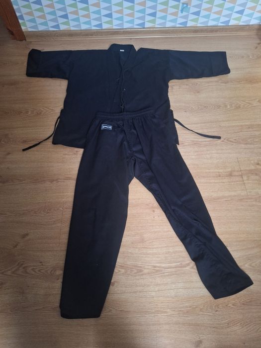Czarny Strój do sztuki walki Hapkido