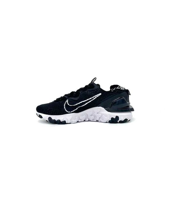 Чоловічі кросівки Nike React Vision "Black/White D551" Розміри 40-45