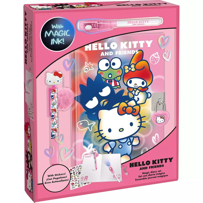 Pamiętnik z magicznym długopisem Hello Kitty HK50138. Kids Euroswan. Nowy Produkt