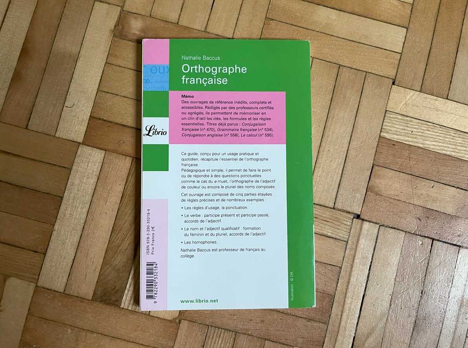 Orthographe francaise - francuska ortografia Nathalie Baccus nowa