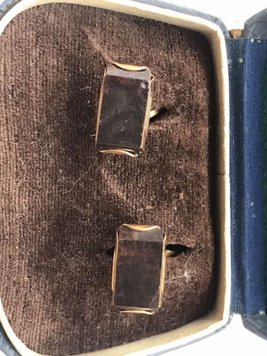 Запонки мужские позолоченные