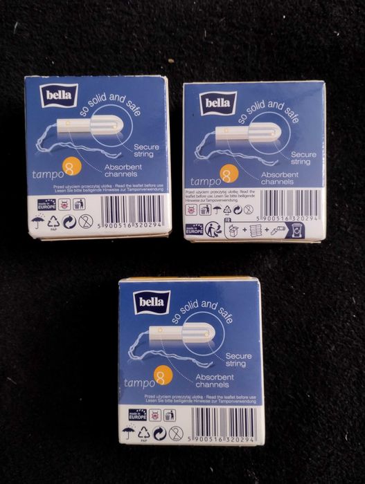Tampony Bella Tampo regular tampony higieniczne 8szt x 3opak = 24 szt