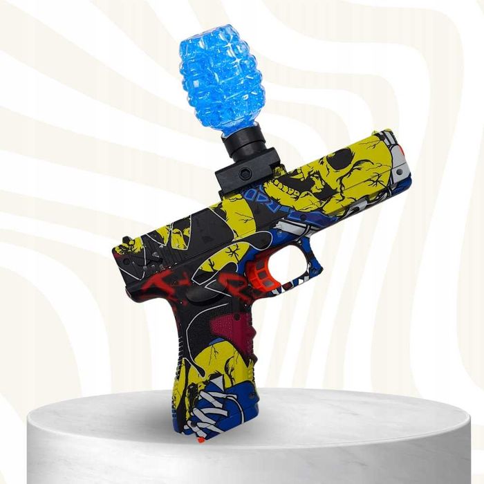 PISTOLET COLT GLOCK KULKI Żelowe Wodne Automat Elektryk Okulary CS