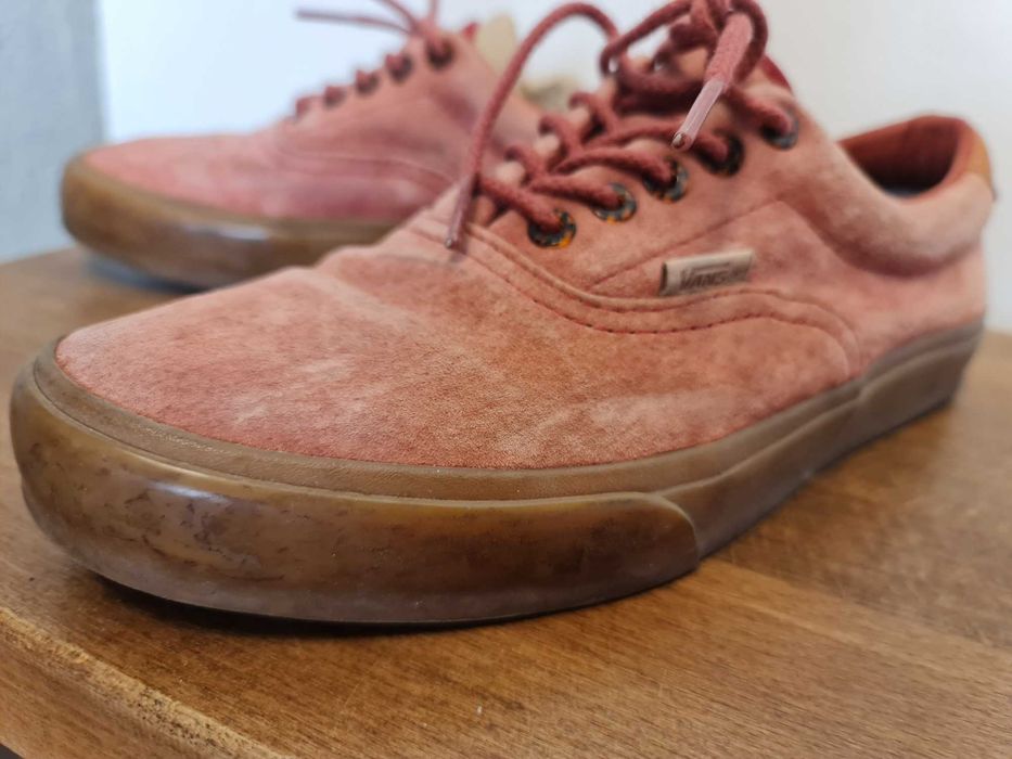 Skórzane Trampki VanS Era 59 CA - czerwony rozmiar 39.5