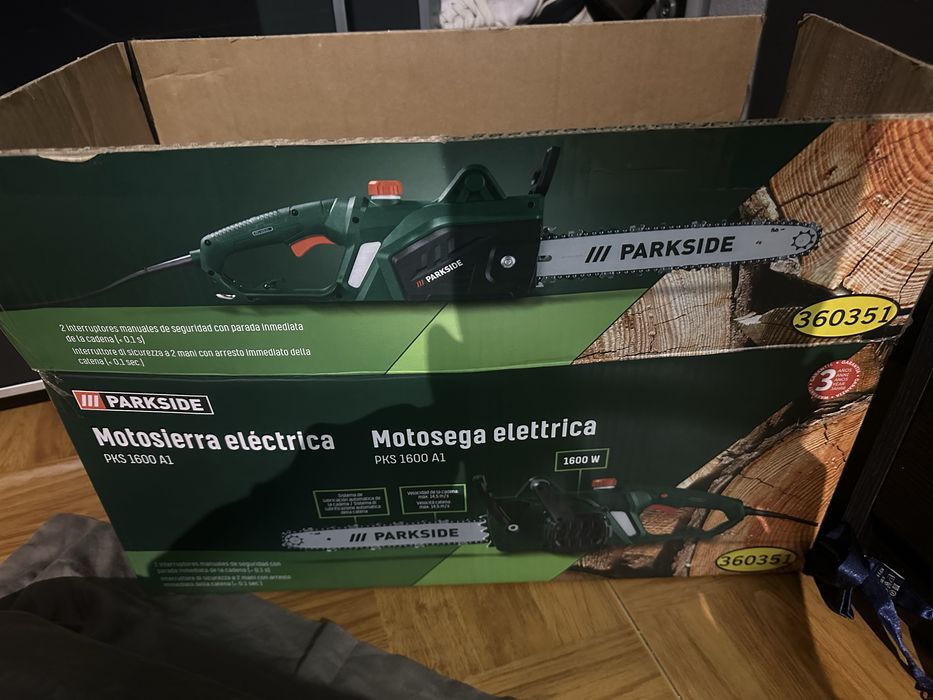 Motoserra PARKSIDE eletrica. RIGOROSAMENTE NOVA, nunca usada