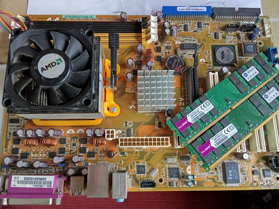 Процессор AMD 2 5000 X2 64, DDR2 2*4 Гб, ASUS M2V Socket am2