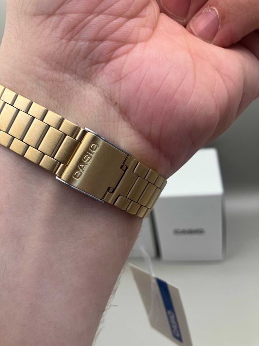 NOWY Casio Vintage A168WG | Złoty Klasyk | Unisex | Real Photo