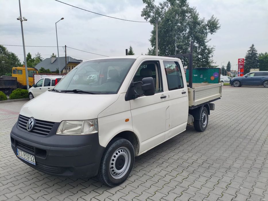 Volkswagen T5  Volkswagen T5 DOKA 1.9 TDi 2007 rok klima hak