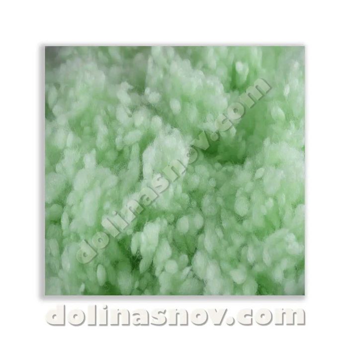 Кулька холлофайбер зелена 1 кг - наповнювач для подушок та іграшок