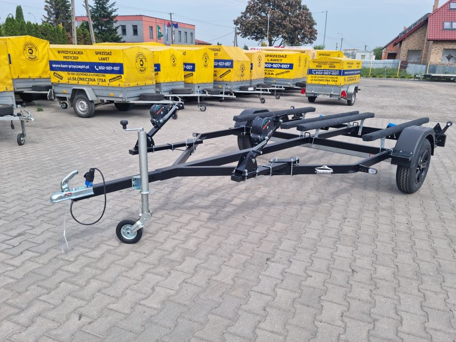 Przyczepa pod dwa skutery wodne DMC do 750 kg oś 1350kg nowa  KamCzepa