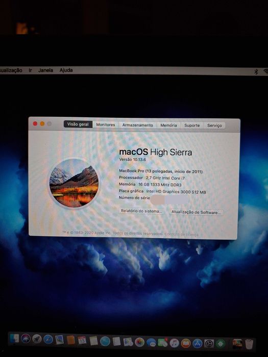 MacBook Pro 13" (i7 | 16GB RAM | SSD 512GB Samsung PRO) – Bateria como Nova (263 Ciclos)