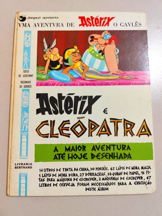 Livro de BD - Astérix e Cleópatra (Vintage)