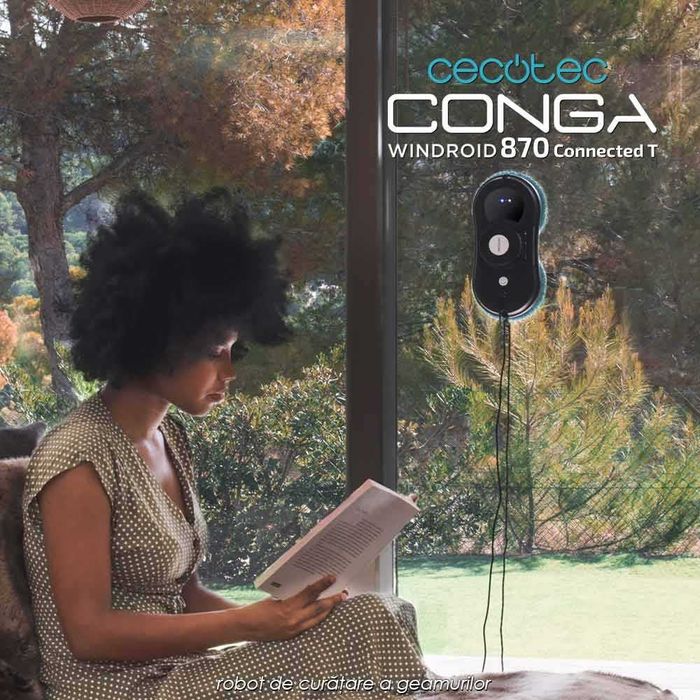 Robô Limpa Vidro Conga WinDroid 870 Connected