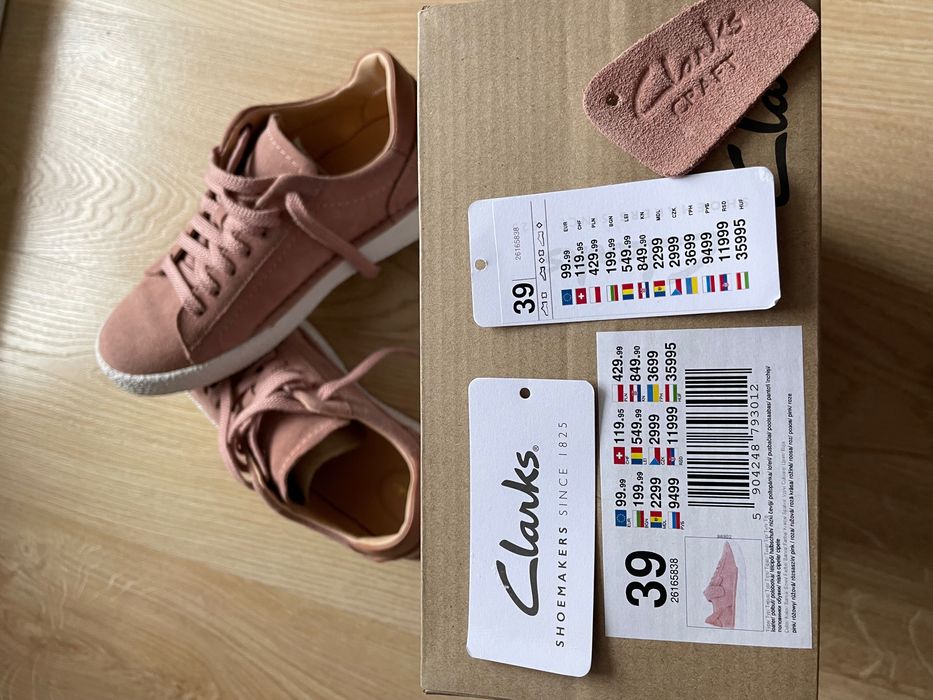 Sneakersy damskie Clarks