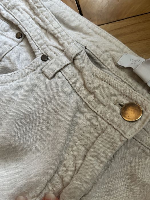 Damskie spodnie 100% len The white company