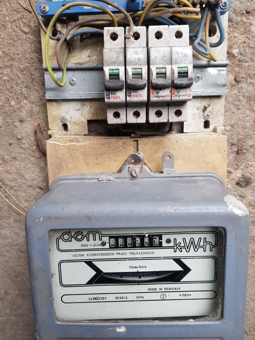 Licznik energii DEM 3 fazowy podlicznik budowlany