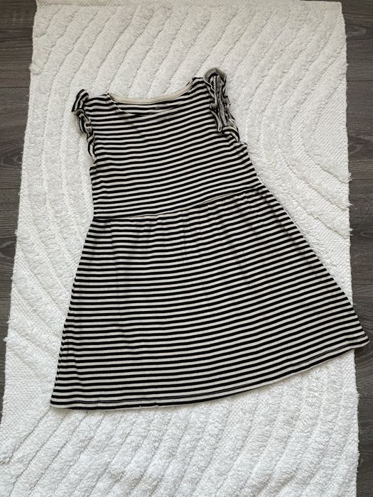 Плаття в смужку сукня сарафан H&M 110 116 платя платтячко в полоску