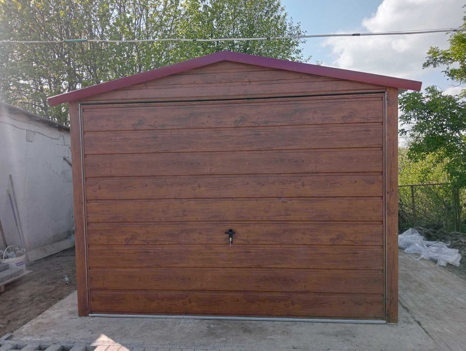 Garaż 3x5m drewnopodobny Premium od PRODUCENTA!
