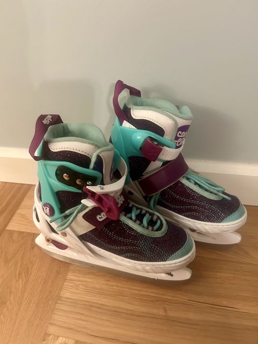 Łyżwy dla dziewczynki - rozmiar 29-31