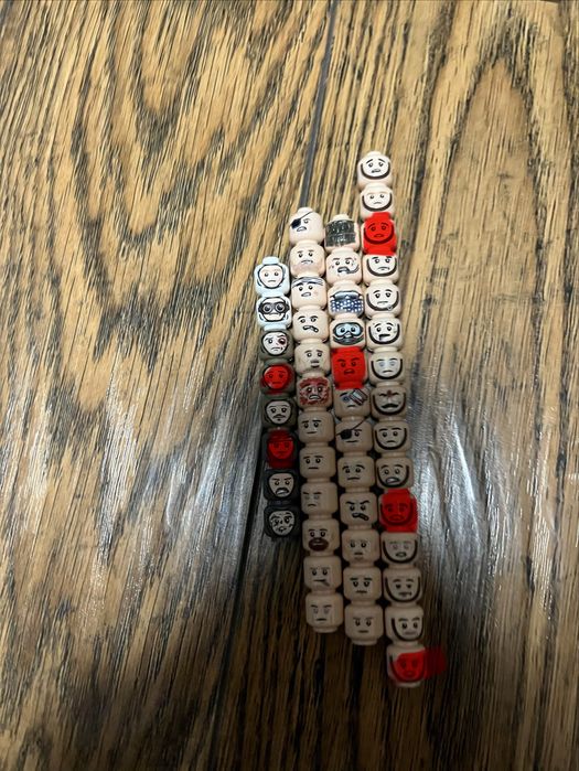 Lego figurki Theminifigco custom ww2 główki cialka