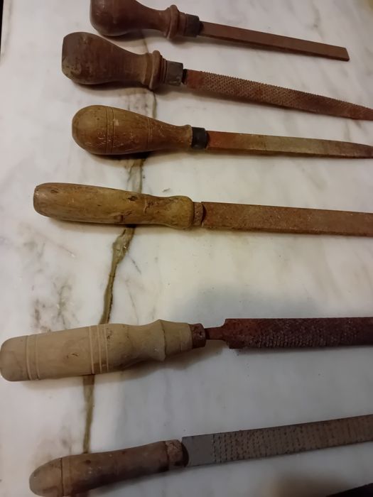 Conjunto de Limas e Grosas de Carpintaria Antigas