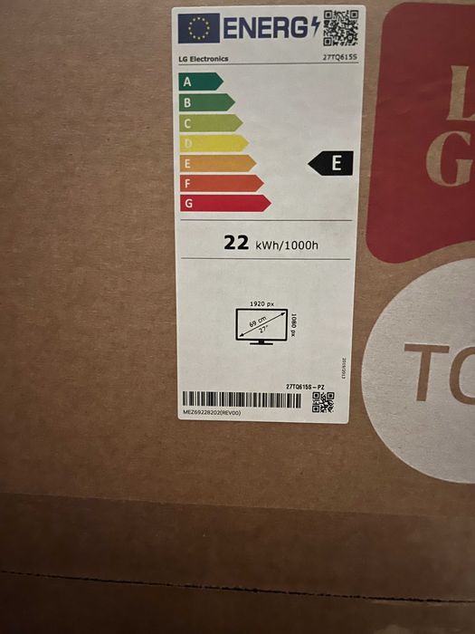 TV LG 27" - Nova fechada na caixa - Modelo 27TQ615S