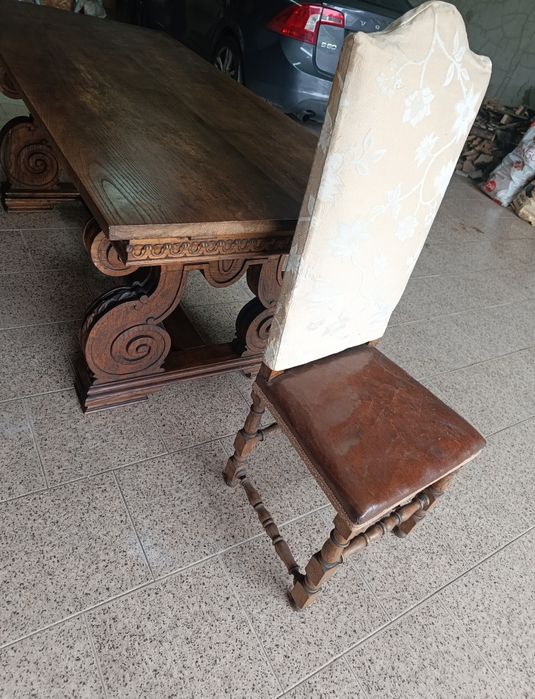 Mesa de Madeira Maciça Extensível