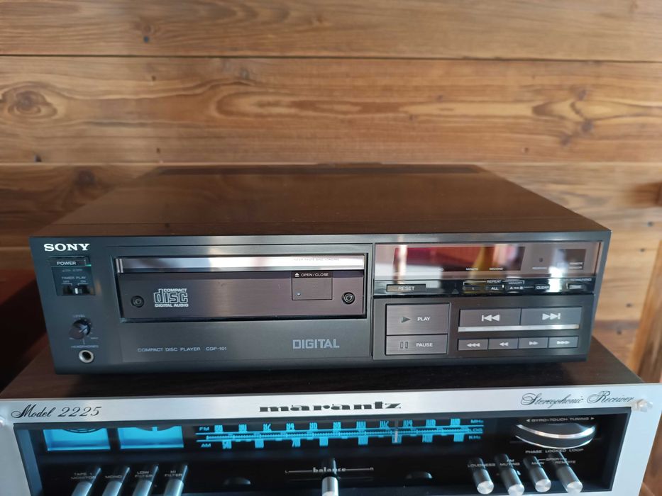 Odtwarzacz CD Sony CDP 101  stan kolekcjonerski, zamiana na amplituner