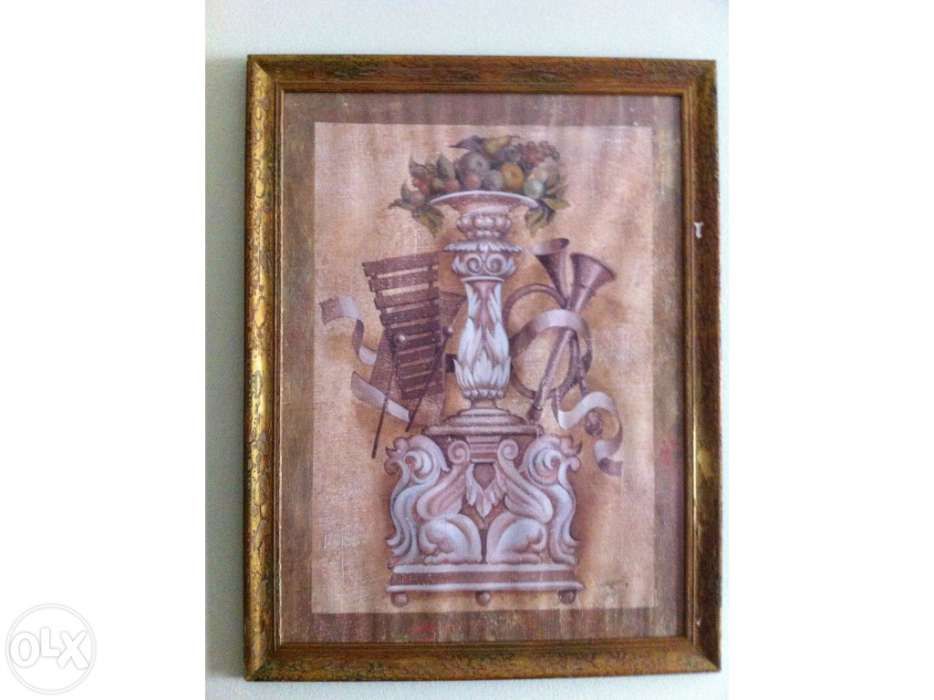 Gravura motivo musical.