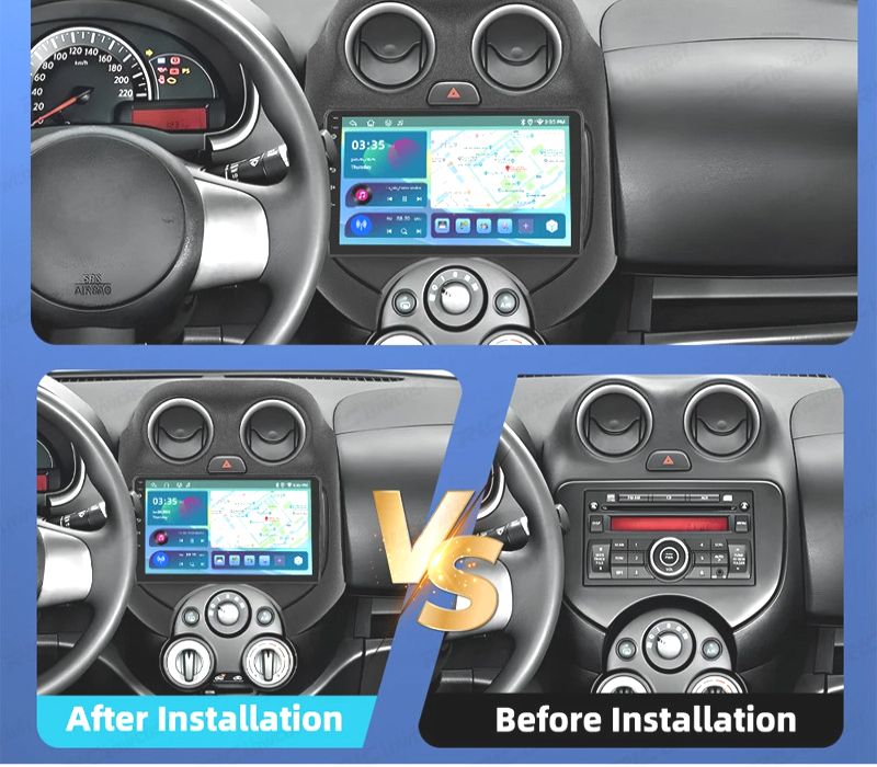 RÁDIO GPS ANDROID 13 NISSAN MICRA 11-17