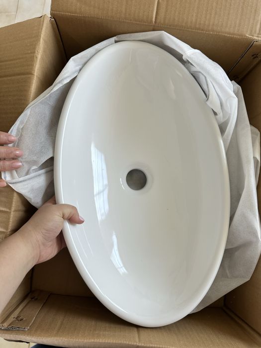 2 lavatórios ovais BANHOAZIS NOVOS