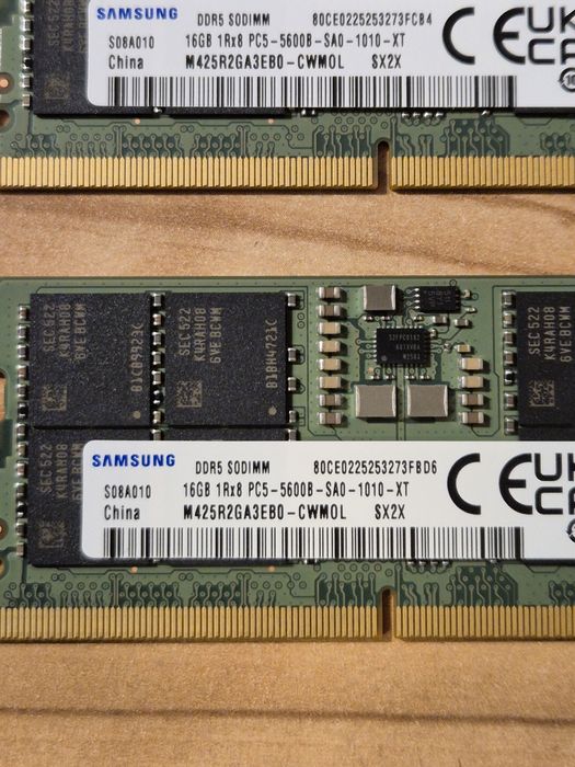 Pamięć RAM SODIMM DDR5 SAMSUNG 5600MT/s CL46 2x16GB (32GB) Kraków
