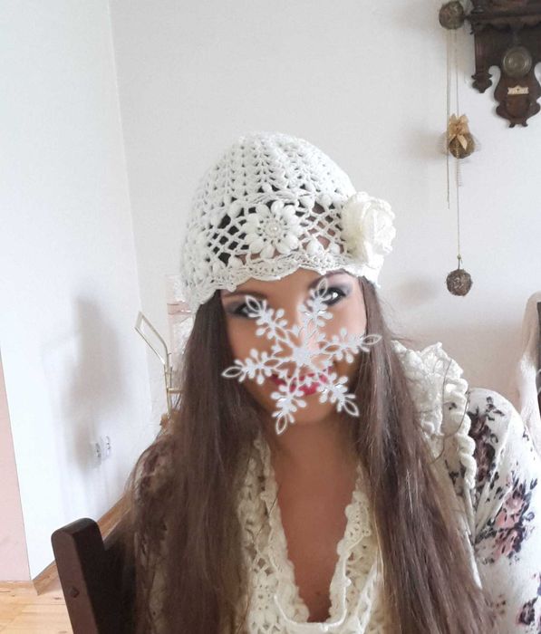 Najpiękniejsze czapki na szydełku. Kolor do wyboru. RĘKODZIEŁO