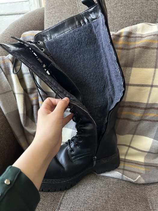 Шкіряні берци (нові, 1 раз взуті)