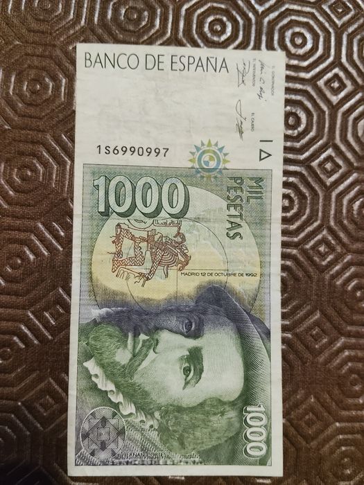 Vendo nota de 1000 pesetas