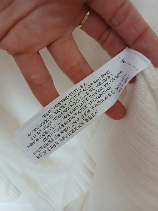 Golf Massimo Dutti z wełną i kaszmirem