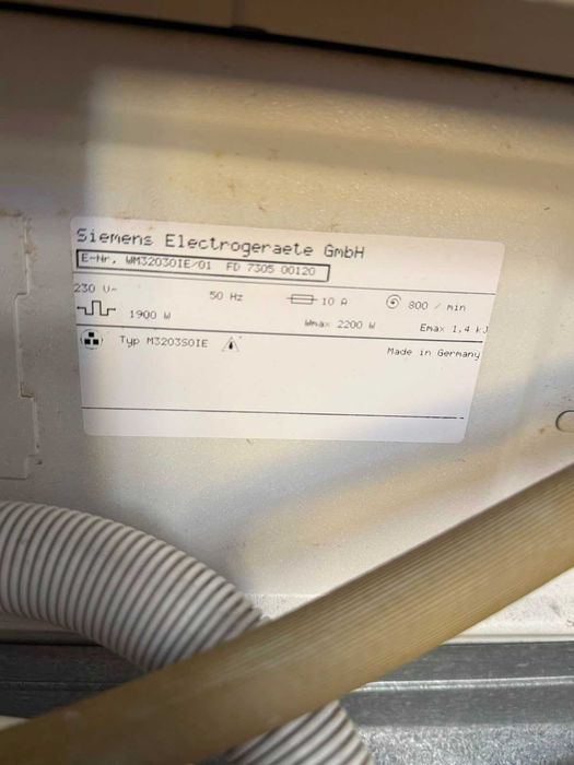 Máquina de Lavar Roupa - Siemens Siwamat Plus 3203 (Made in Germany)