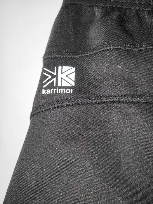 Czarne szorty spodenki kolarskie na rower XL Karrimor