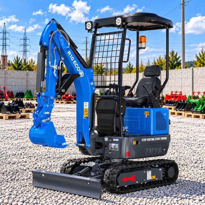 Міні екскаватор Rippa R10 ECO. Заміна Kubota K008 та Komatsu PC09. Офіційна гарантія 2 роки. Сервіс