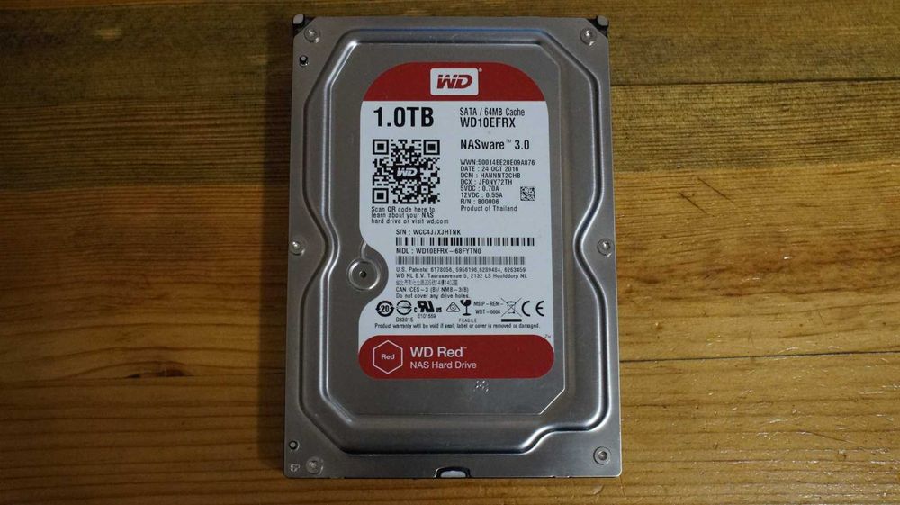Жесткий диск 1TB WD RED 3.5