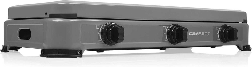 Газова плита Campart Quebec GA-8403 сіра 3 конфорки