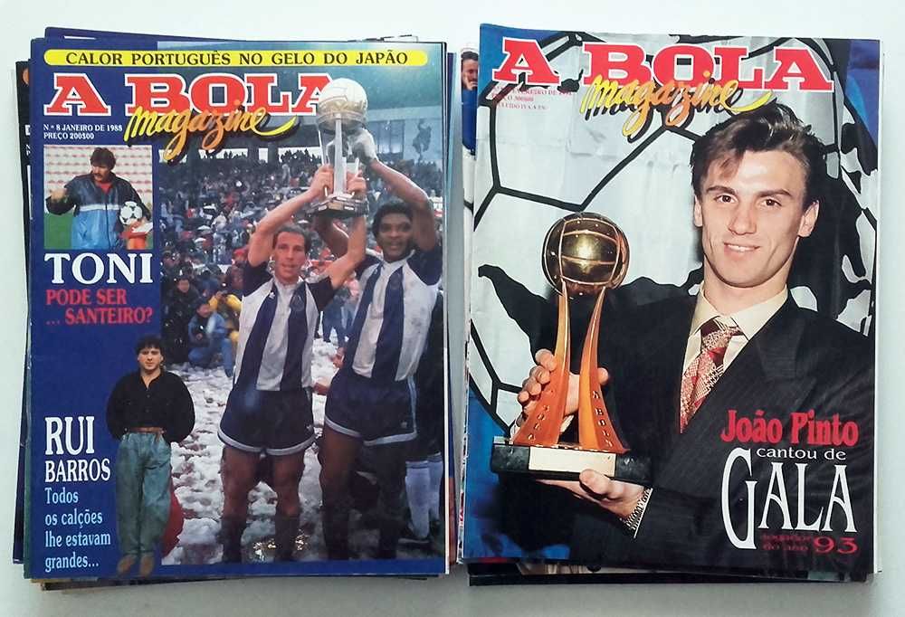 Revistas futebol - Mundial Bola Magazine World Soccer Jogo Ídolos