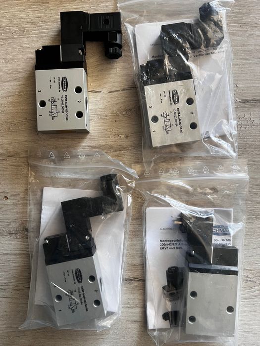 Zawór próżniowy SCHMALZ EMVP-24V-DC-3/2-NC – komplet 4 sztuki