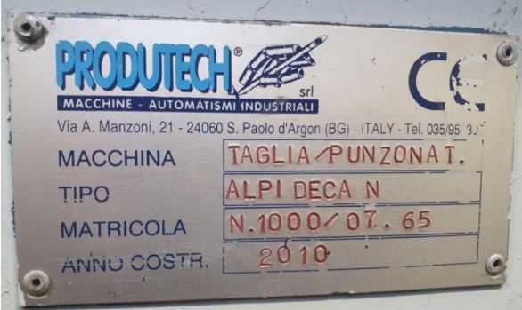 Wykrawarka blach - Produtech