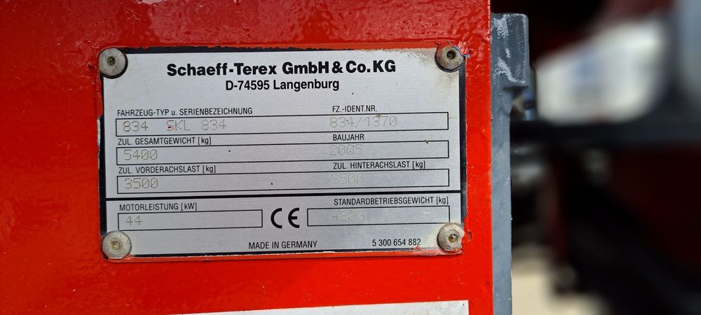 Ładowarka scheff terex ZAMIANA PROPOZYJE
