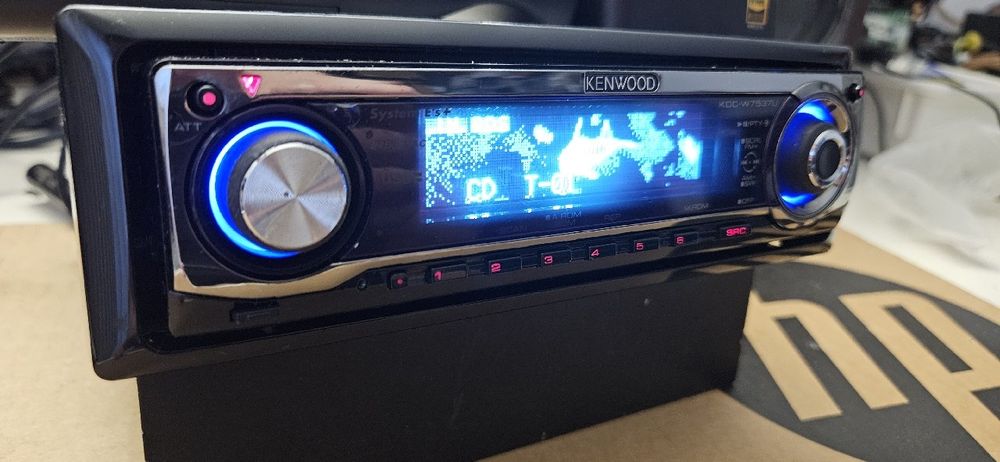 Kenwood KDC-W7537U delfinki, DAC WOLFSON, 2XRCA, Bt LDAC, pilot