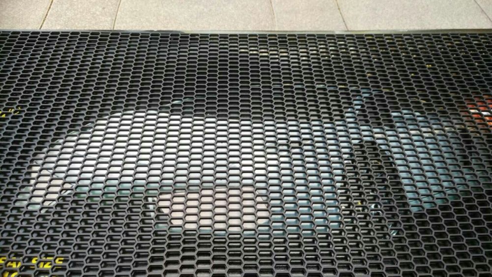 Сетка Тюнинг пластик , алюминий