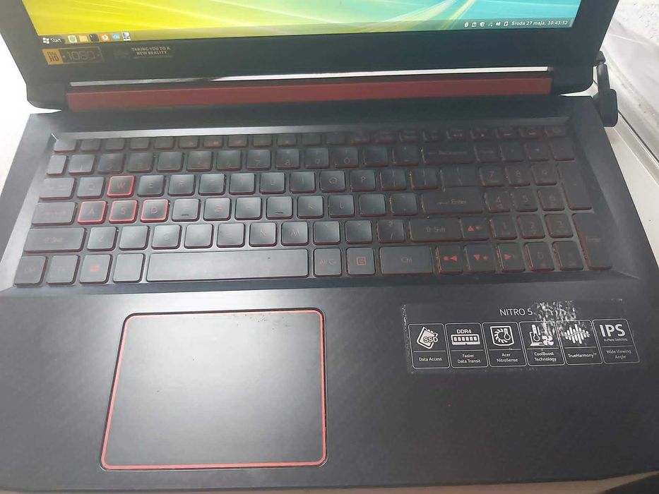 Laptop gamingowy Acer Nitro 5 | Ryzen 5 | RX 560X | 8GB RAM | SSD