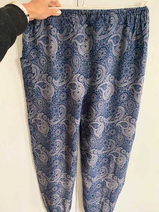 Nowe spodnie letnie egzotyczne wzory rozm S - L