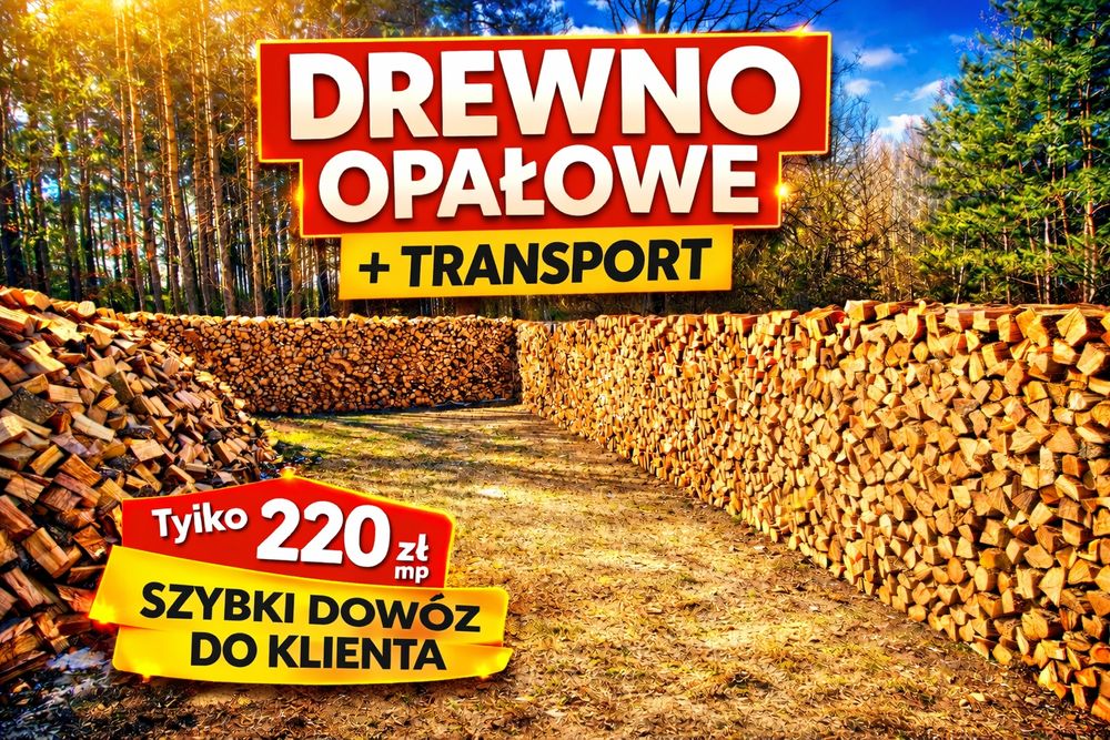 Drewno kominkowe/opałowe/sezonowane/dowóz